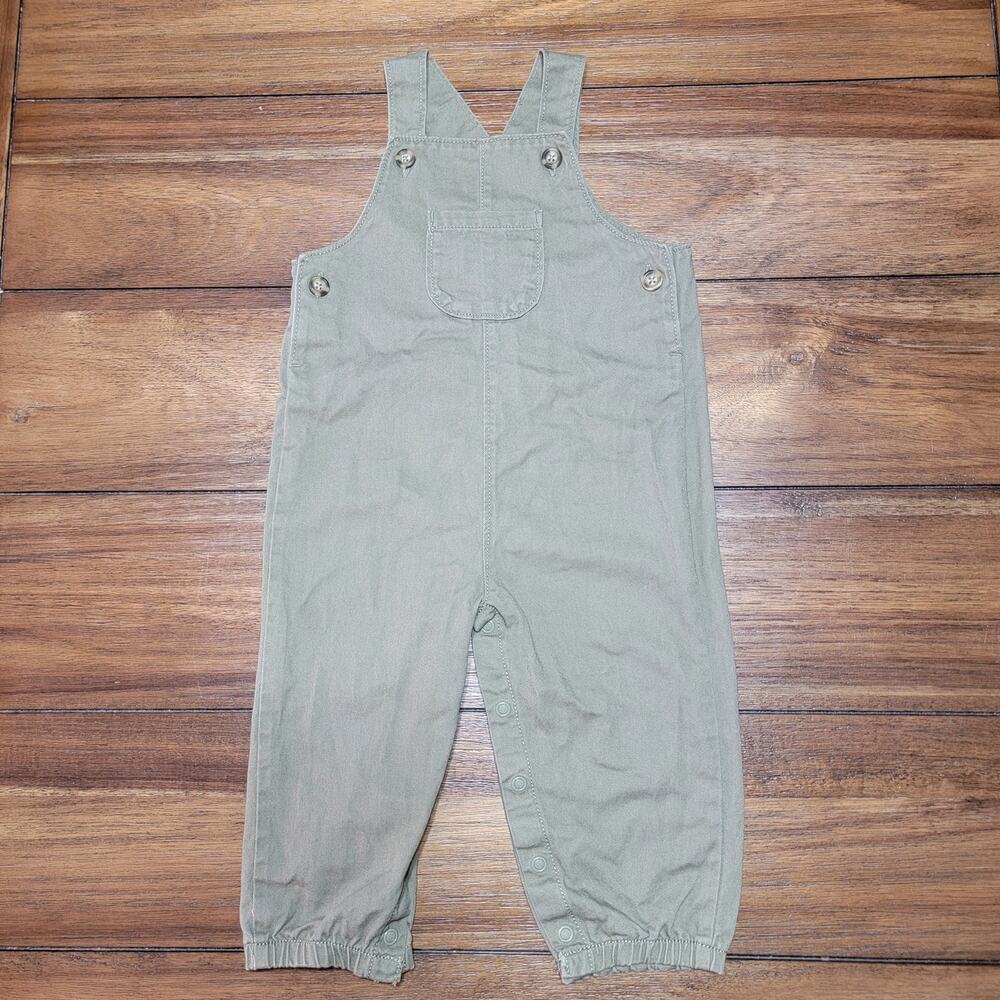 Carter's Infant Army Green Pants Overalls - Size 12m